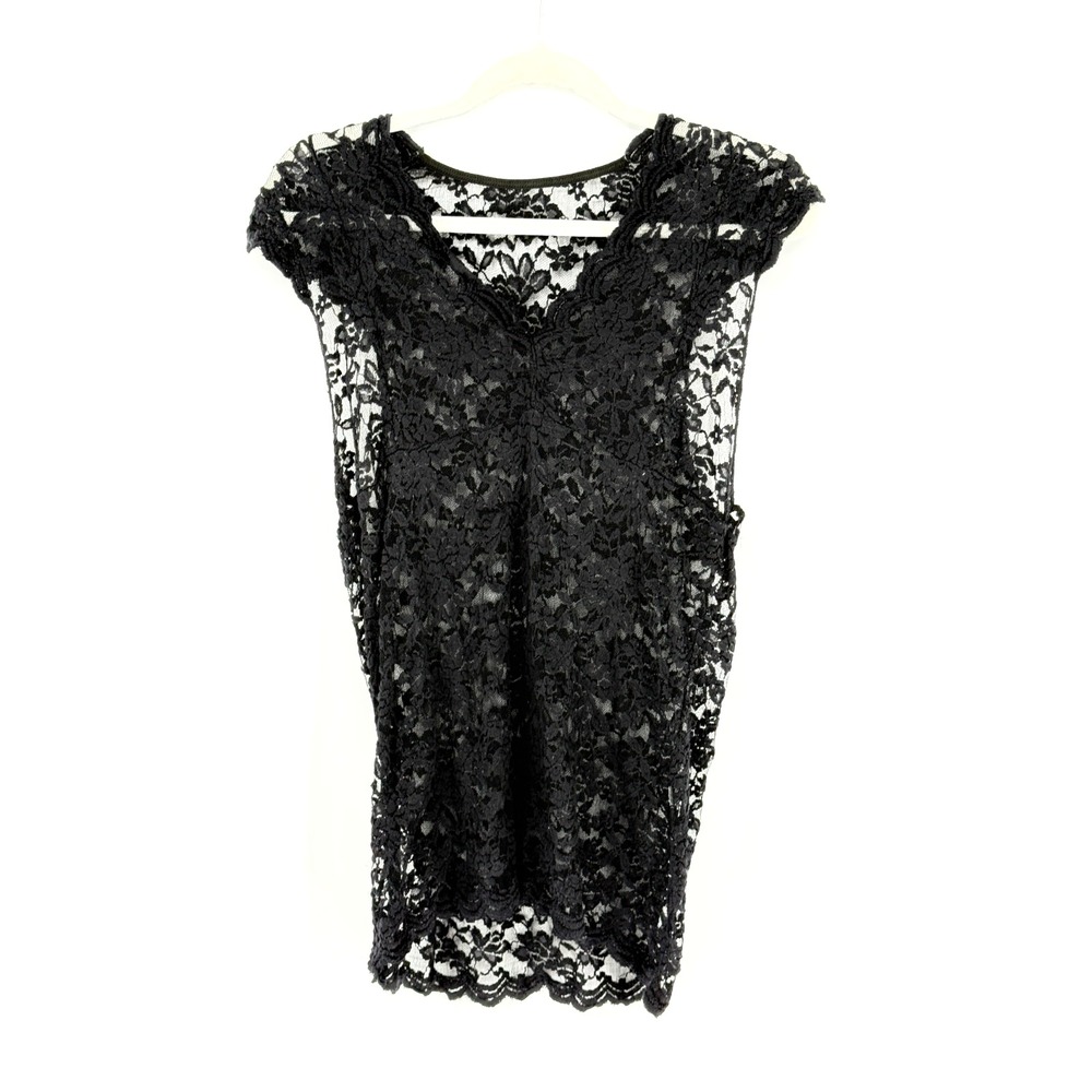 Y2K Whimsigoth Babydoll Witchy Floral Lace Sheer Capsleeve Top Layer Size to 3X